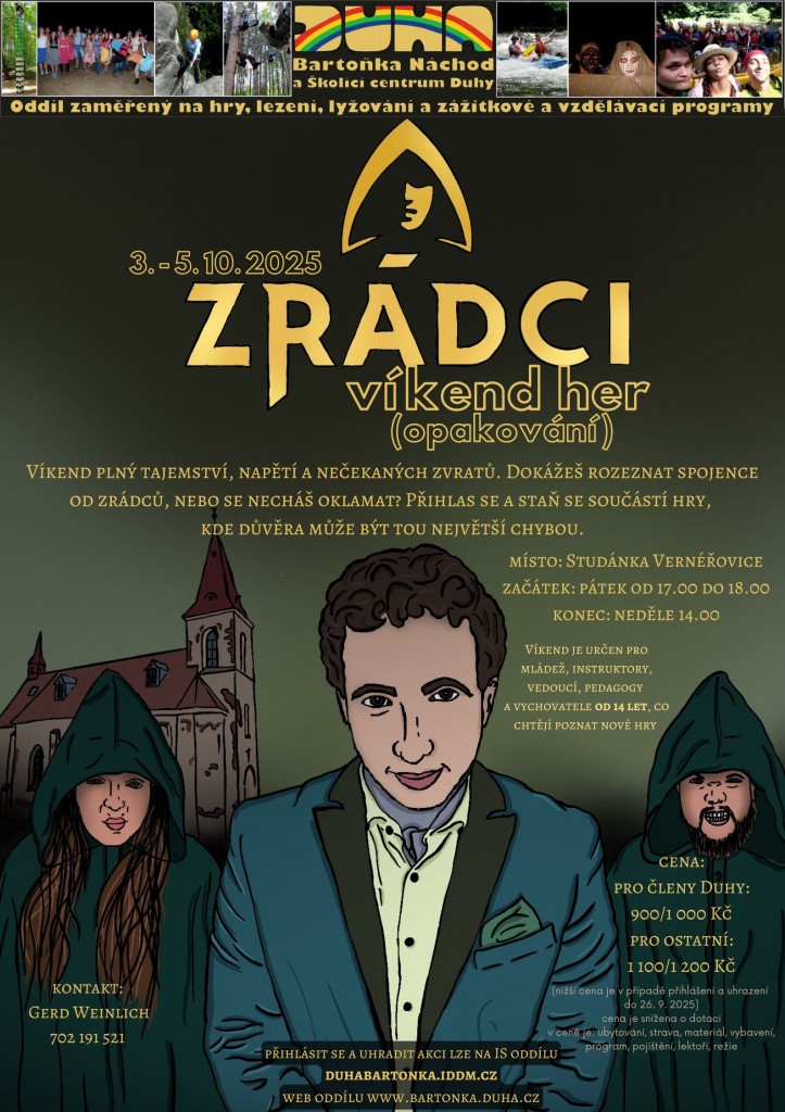 plakát ZRÁDCI oddíl