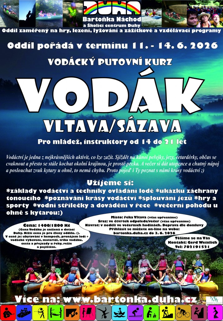 Vodák pro mládež 2026